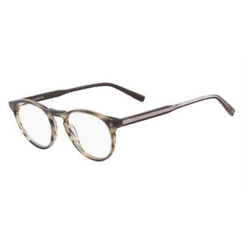 Lacoste L 2601 L2601 ND Striped Brown 210 Eyeglasses
