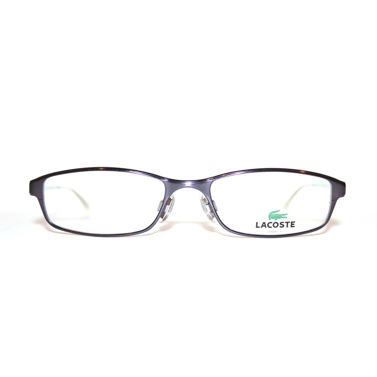 Lacoste LA12215 PU Purple Green Eyeglasses LA 12215 RX 50-17-135