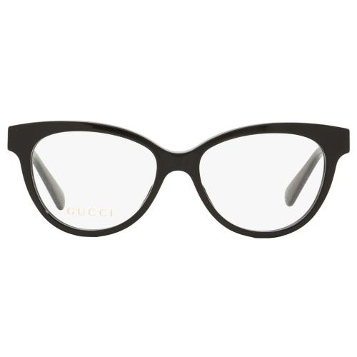 Gucci Oval Eyeglasses GG0373O 001 Black 52mm 373