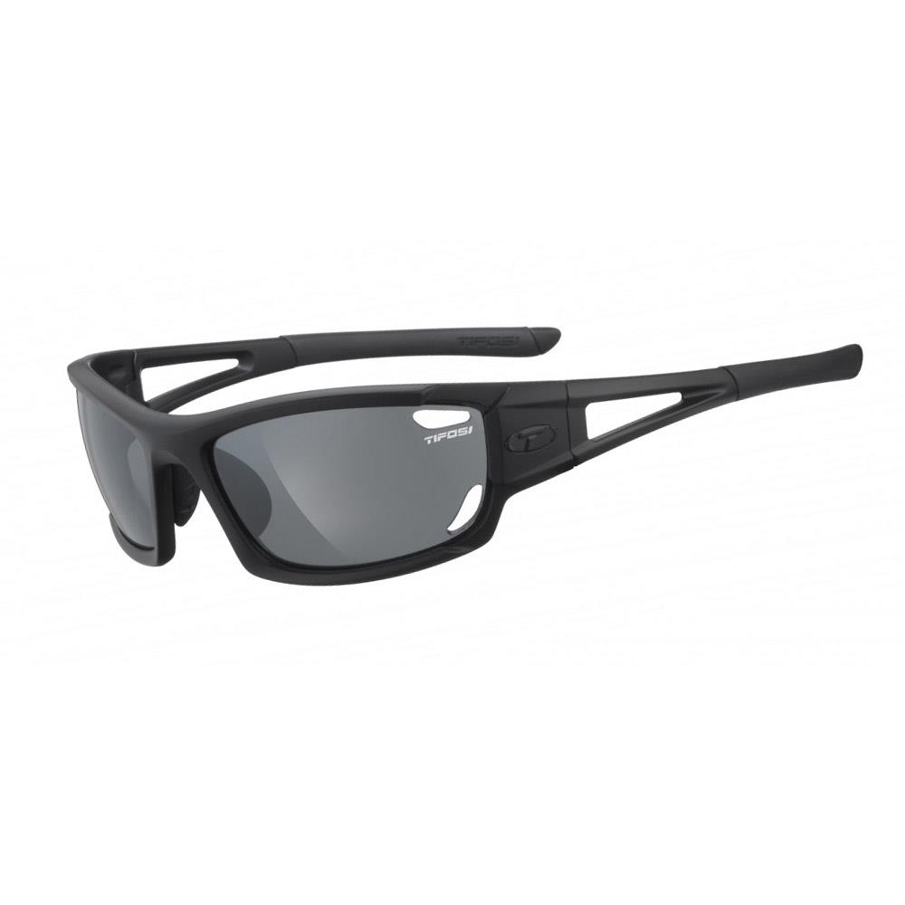 Tifosi Dolomite 2.0 Sunglasses Matte Black -  Smoke / AC Red / Clear