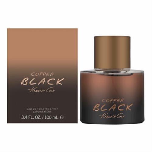 Kenneth Cole Copper Black by Kenneth Cole For Men 3.4 oz Edt Spray