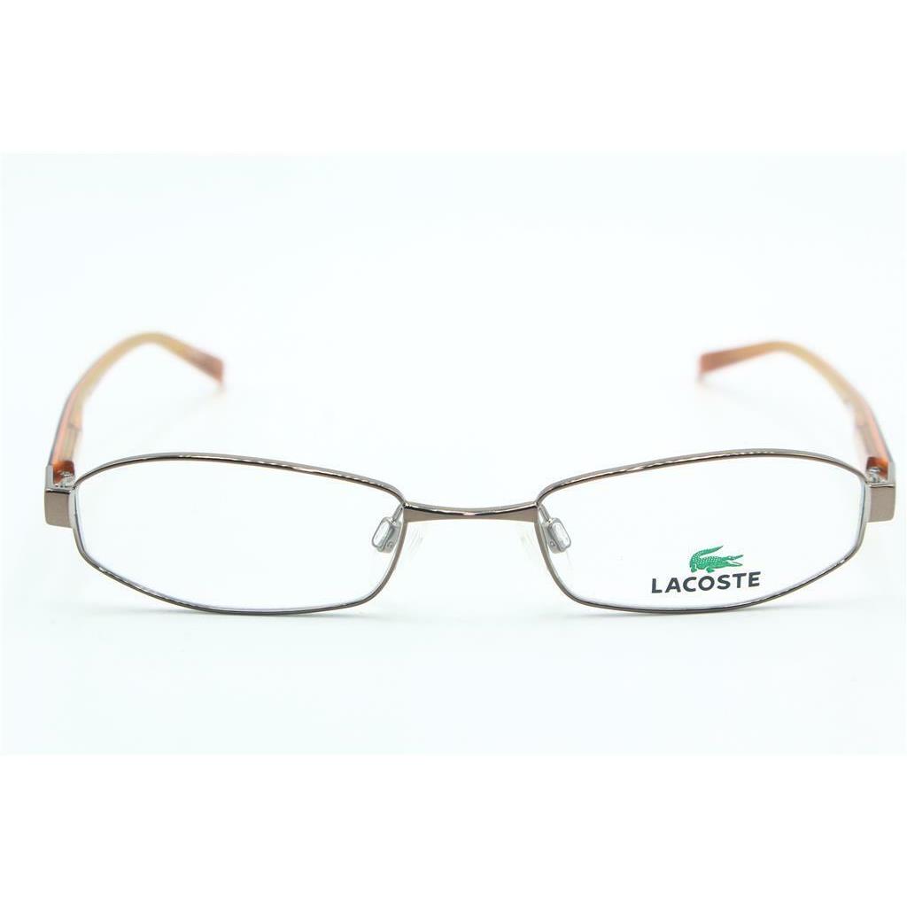 Lacoste Kids LA 12204 BR Brown Frames Eyeglasses LA12204 48-18