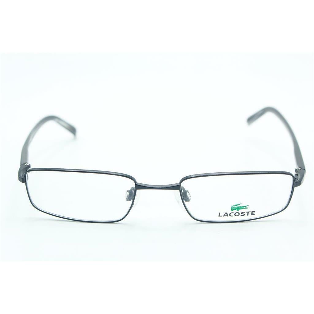 Lacoste Kids LA 12011 BK Black Horn Eyeglasses LA12011 49-18