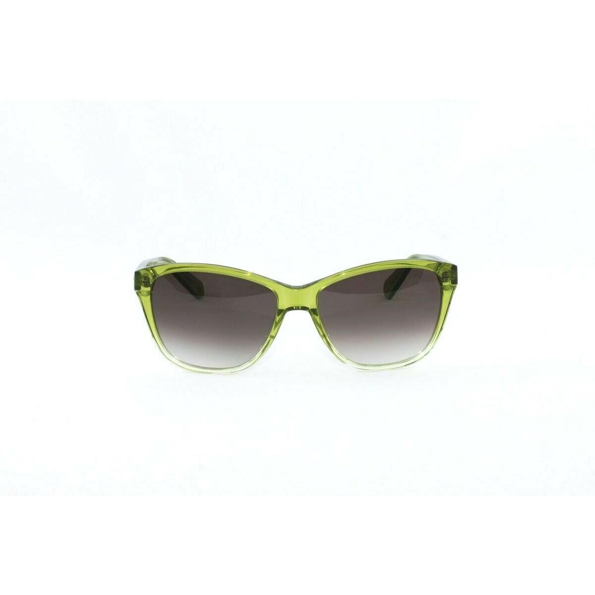 Balmain Women`s Cat-eye Sunglasses BL2025 C03 Gradient Green Size 56mm