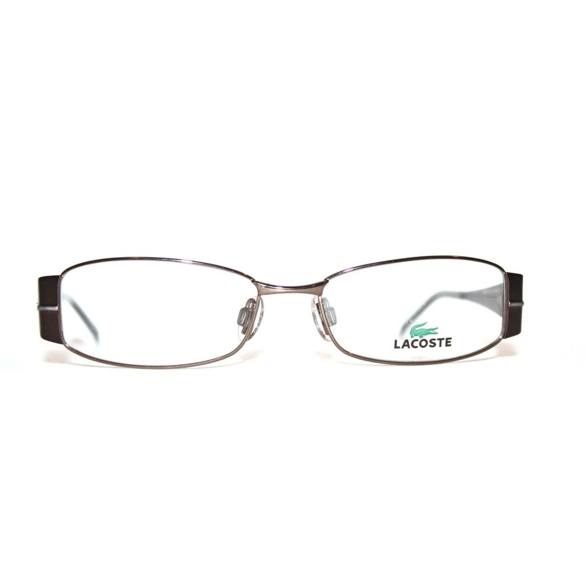 Lacoste LA12241 BR Brown Eyeglasses Womens Frames RX 52-16-135 MM