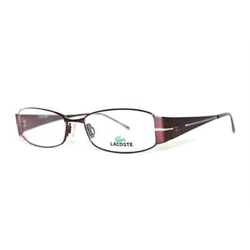 Lacoste LA12241 BU Burgundy Eyeglasses Womens Frames RX 54-16-135