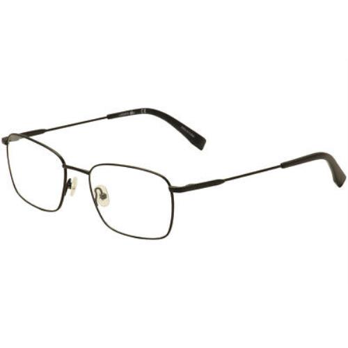 Lacoste Men`s Eyeglasses L2230 2230 001 Shiny/matte Black Rim Optical Frame 54mm
