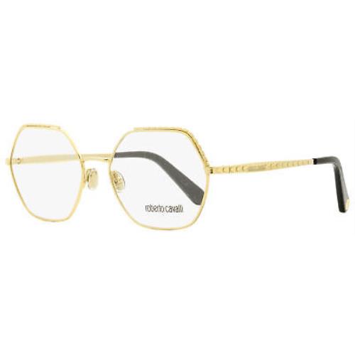 Roberto Cavalli Hexagonal Eyeglasses RC5104 030 Gold/black 54mm 5104