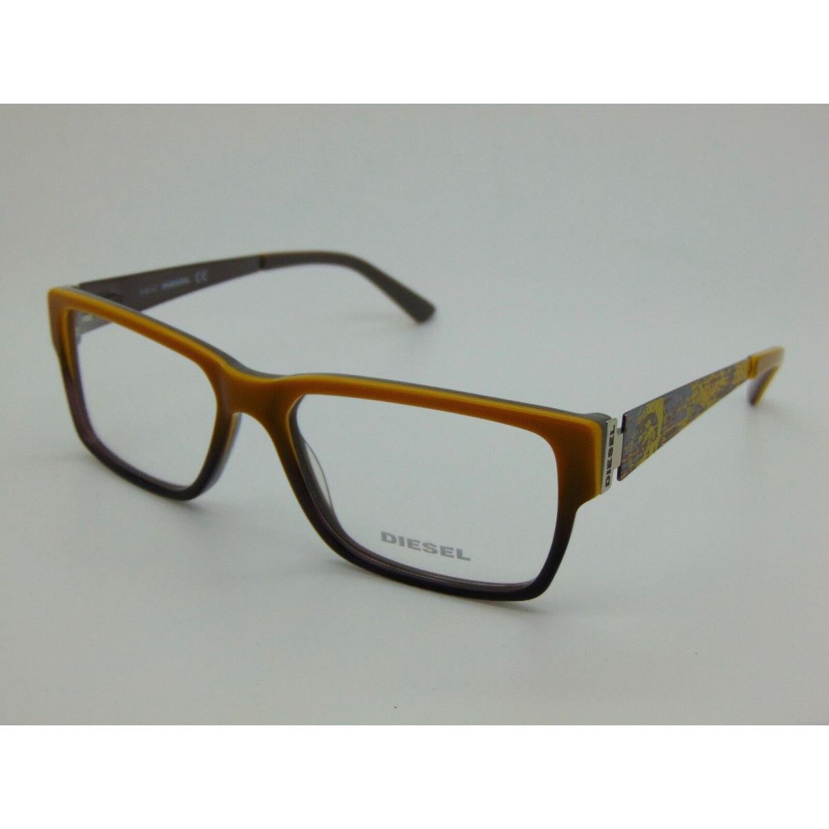 Diesel DL 5027 041 Yellow-grey Gradient 55mm RX Eyeglasses