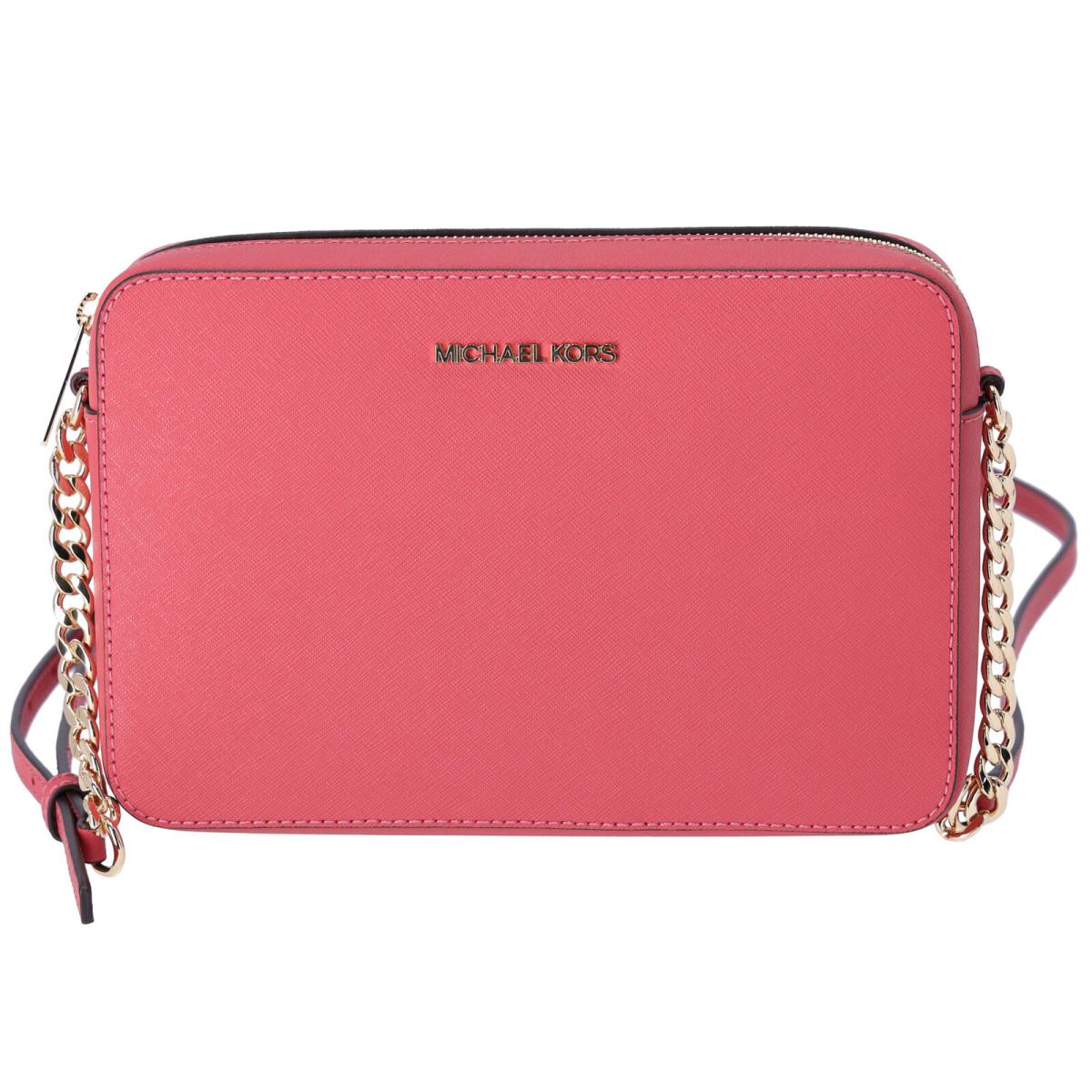 Michael Kors Jet Set Large East West Crossbody Bag Light Berry Sorbet Pink