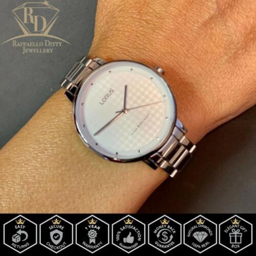 Lorus Women`s Watch Quartz Stainless Steel White Dial RG267P Mother`s Gift