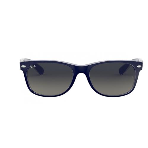 Ray-ban RB2132 55 cm Wayfarer Sunglasses - Blue/grey - Frame: Blue, Lens: Gray