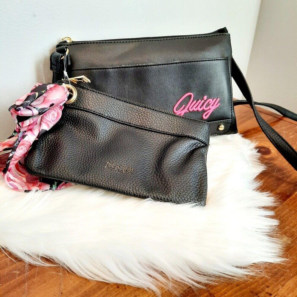 Juicy Couture Black in Bloom Crossbody Bag