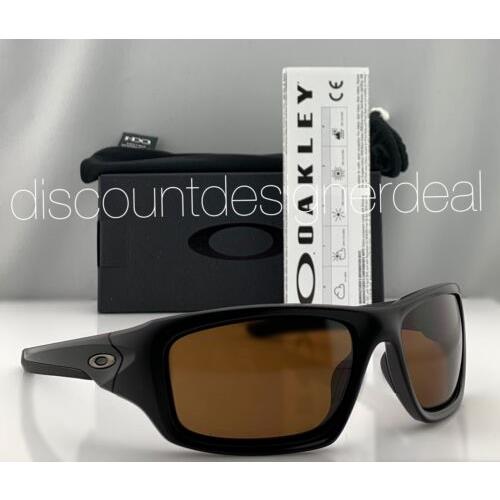 Oakley Valve Sport Sunglasses OO9236-03 Matte Black Frame Brown Lenses 60mm  - Oakley sunglasses - 700285136011 | Fash Brands