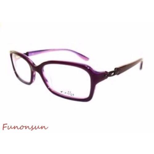 Oakley Women`s Frame Crimp OX1070 0353 Purple Marble Rectangular Eyeglasses 53mm