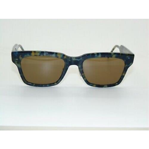 Thom Browne TBS418-54-03AF Nvy Navy Tortoise/brown Sunglasses
